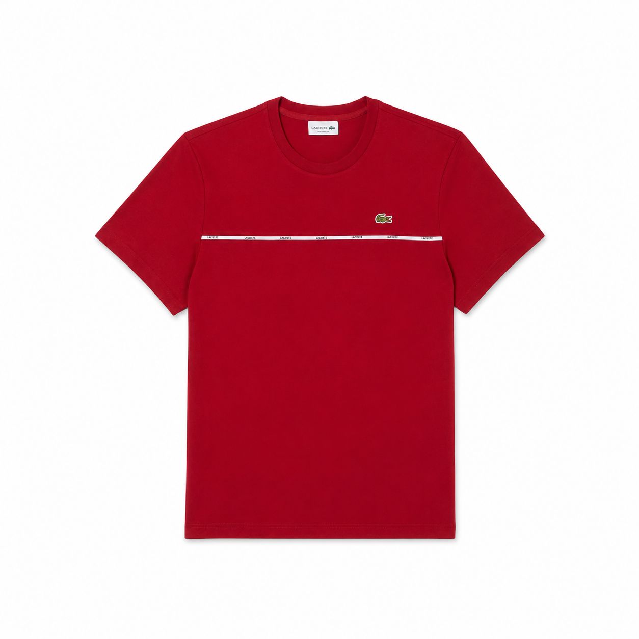 Lacoste Men's Cotton Jersey T-Shirt With Contrast Trim