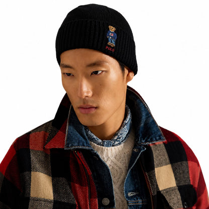 Ralph Lauren Polo Bear Ribbed-Knit Beanie