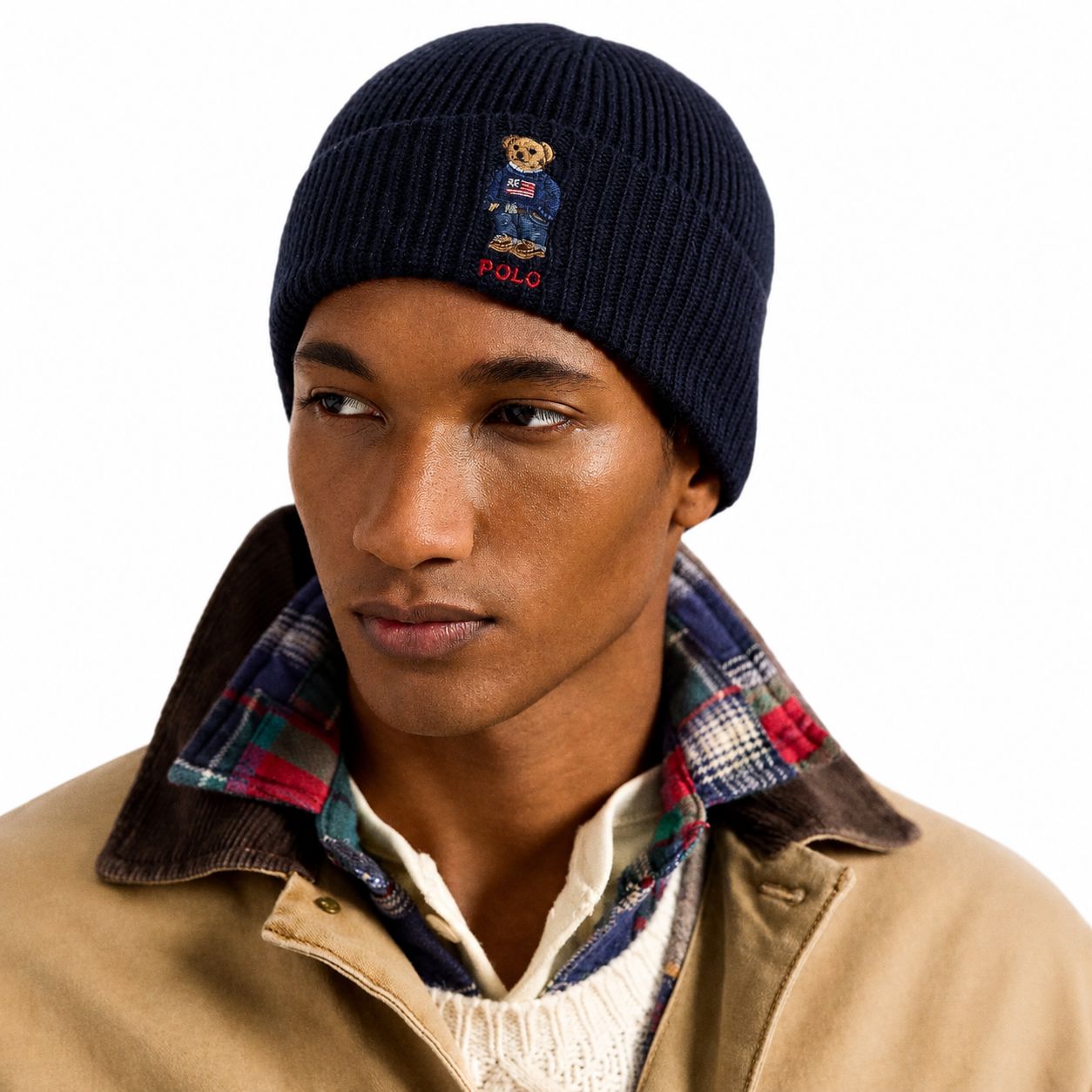 Ralph Lauren Polo Bear Ribbed-Knit Beanie
