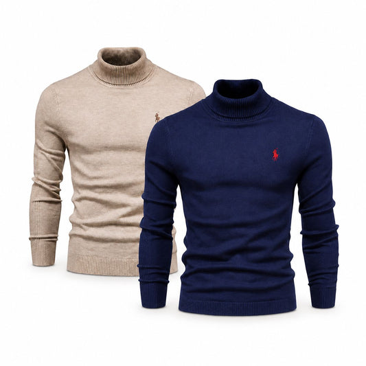 Ralph Lauren Double Elegance Turtleneck Sweater – Buy 1, Get 1 Free