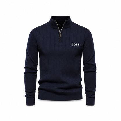 Hugo Boss Zip Classic Knit Sweater