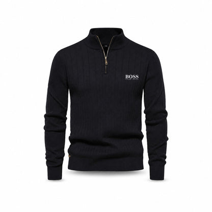 Hugo Boss Zip Classic Knit Sweater