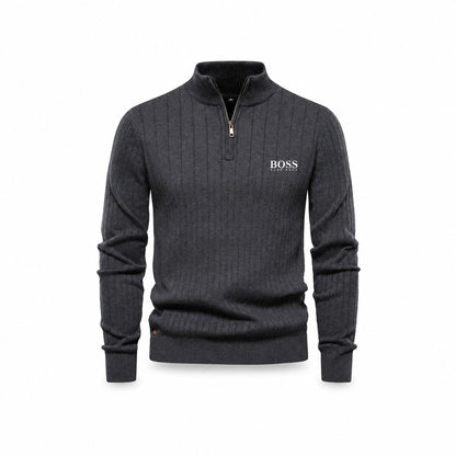 Hugo Boss Zip Classic Knit Sweater