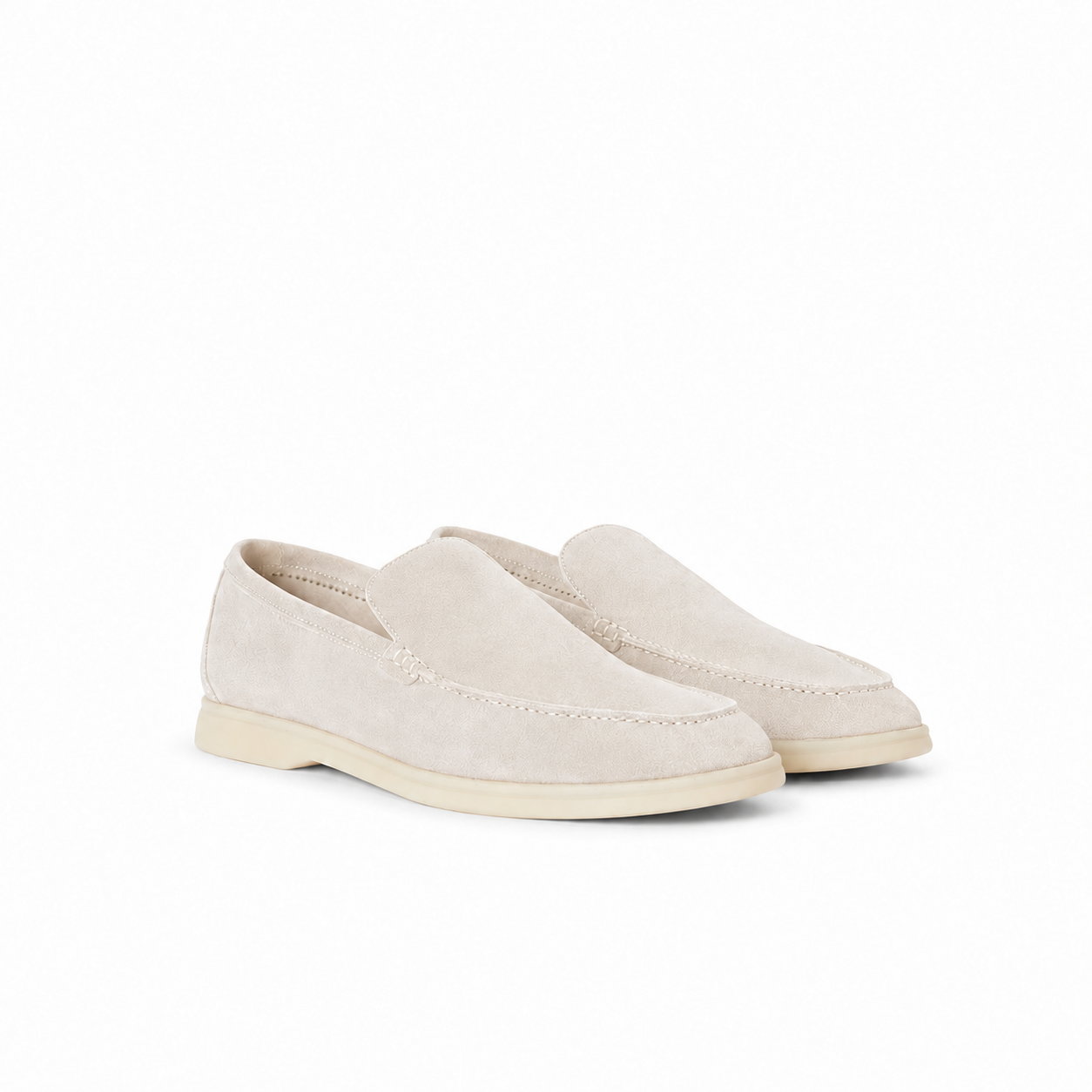 Loro Piana Summer Walk Moccasin - Cream White