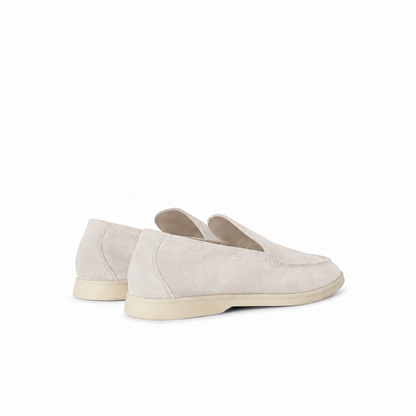 Loro Piana Summer Walk Moccasin - Cream White