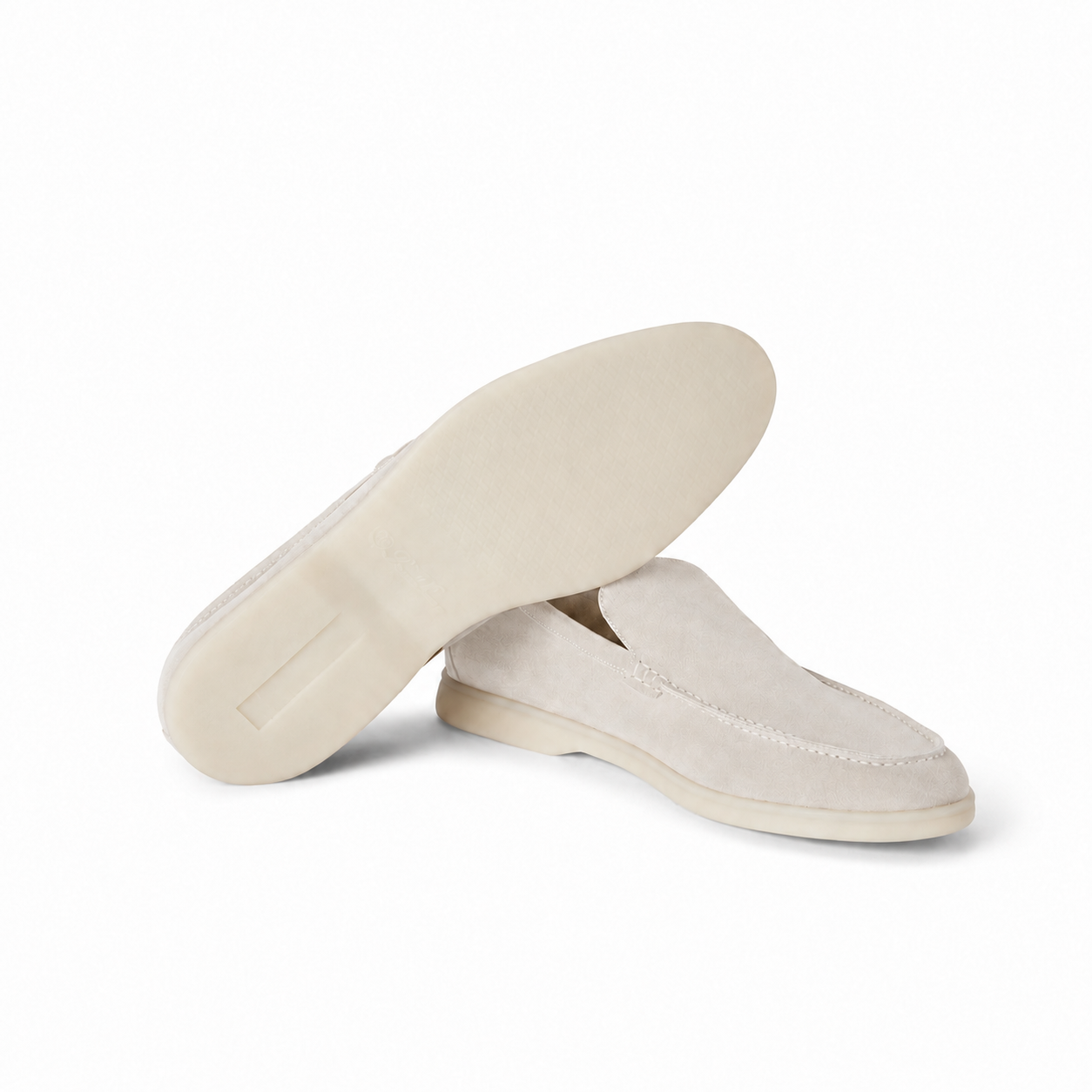 Loro Piana Summer Walk Moccasin - Cream White