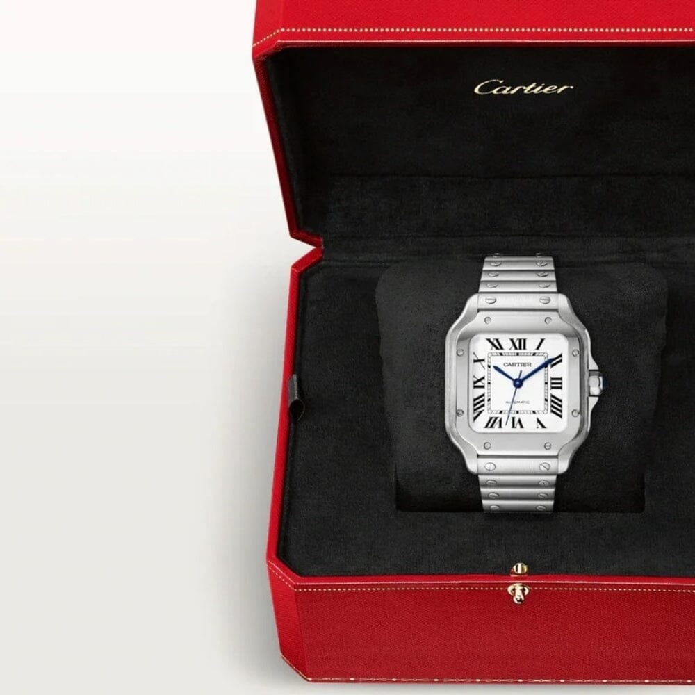 Cartier Santos Classic Silver Men's Watch