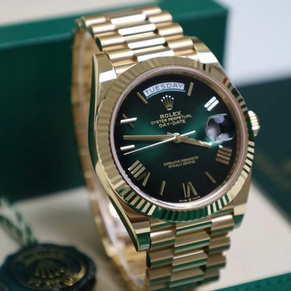 Rolex Day-Date 228238 "Green Ombre" Men's Watch
