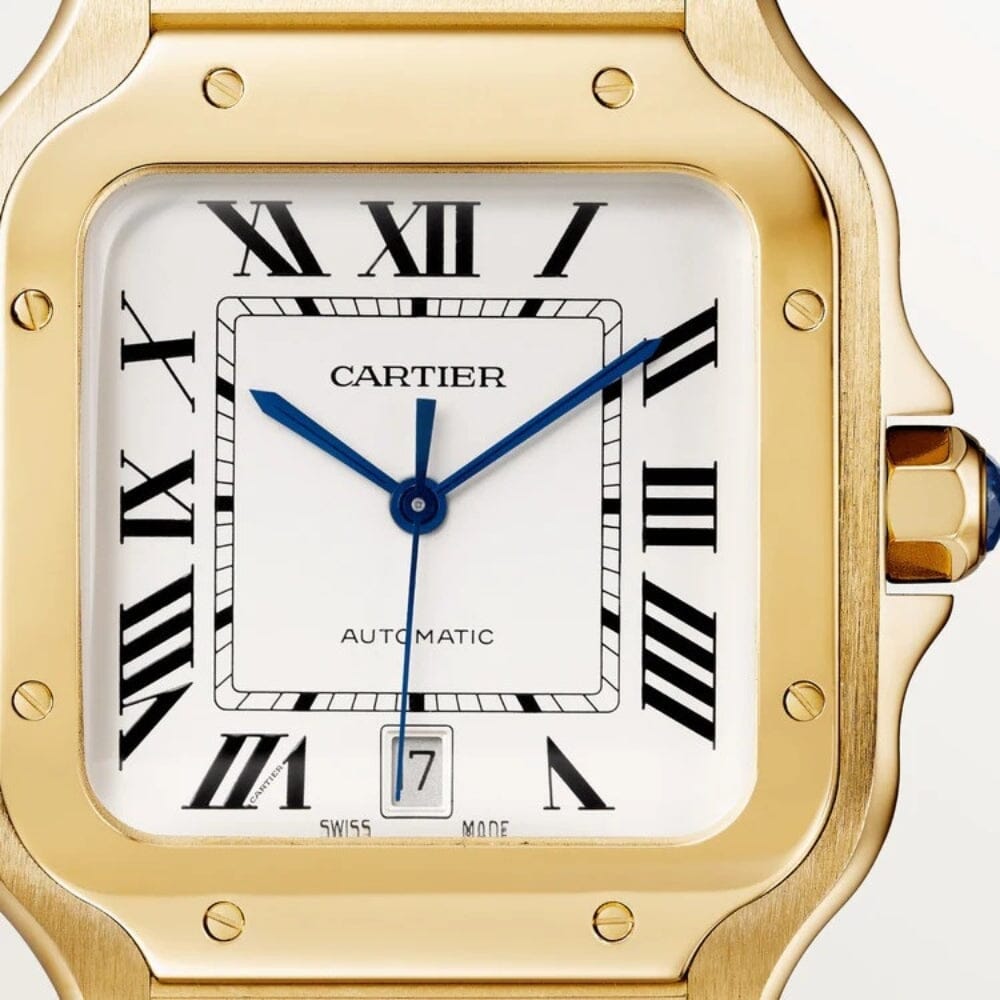 Cartier Santos Gold Men's Watch