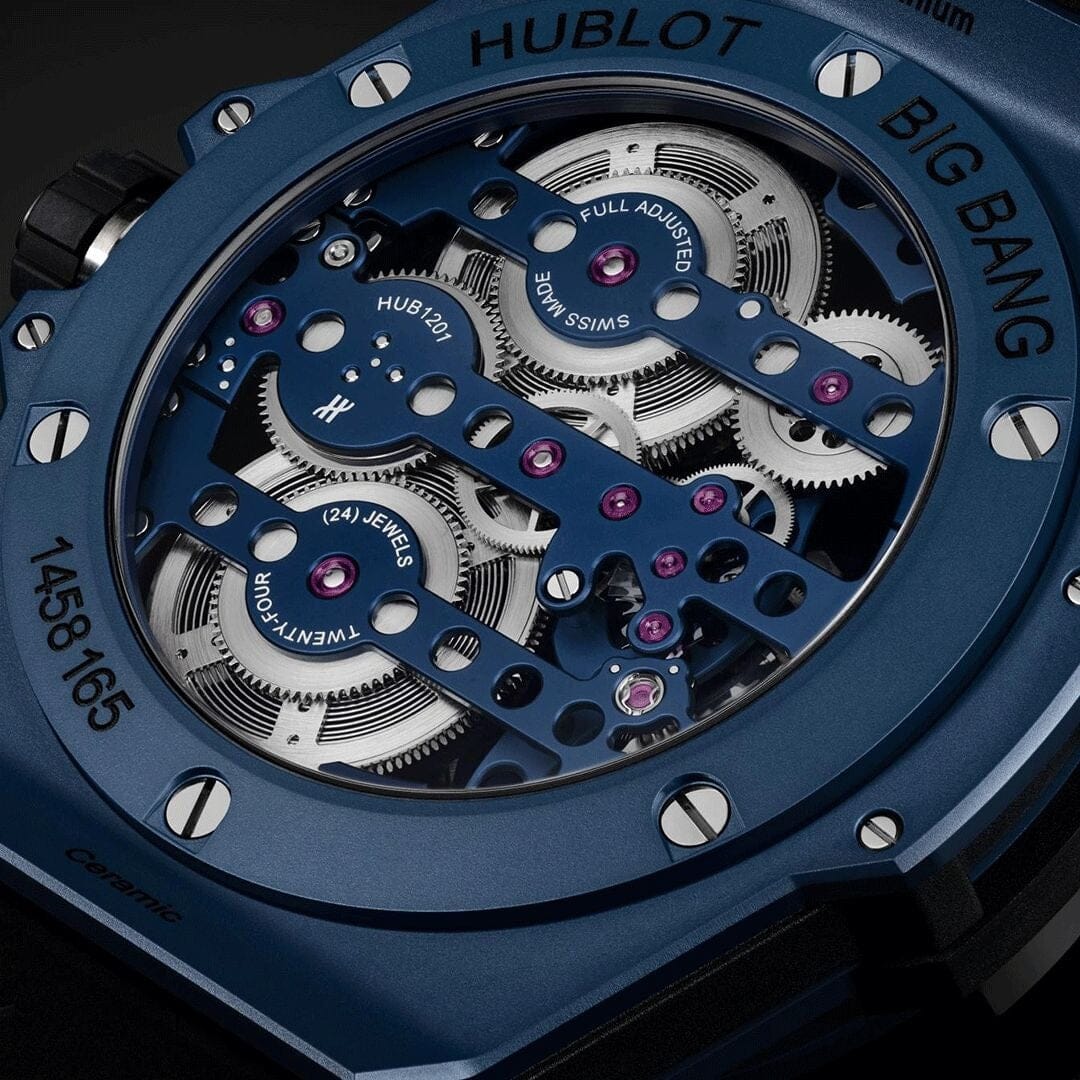Hublot Big Bang MECA-10 Ceramic Blue 45mm Men's Chronograph