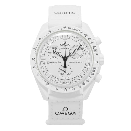 Omega X Swatch Speedmaster Moonswatch "Mission to the Moonphase – Full Moon" Chronograph