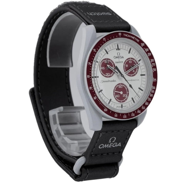 Omega X Swatch Speedmaster Moonswatch "mission to Mars" Chronograph