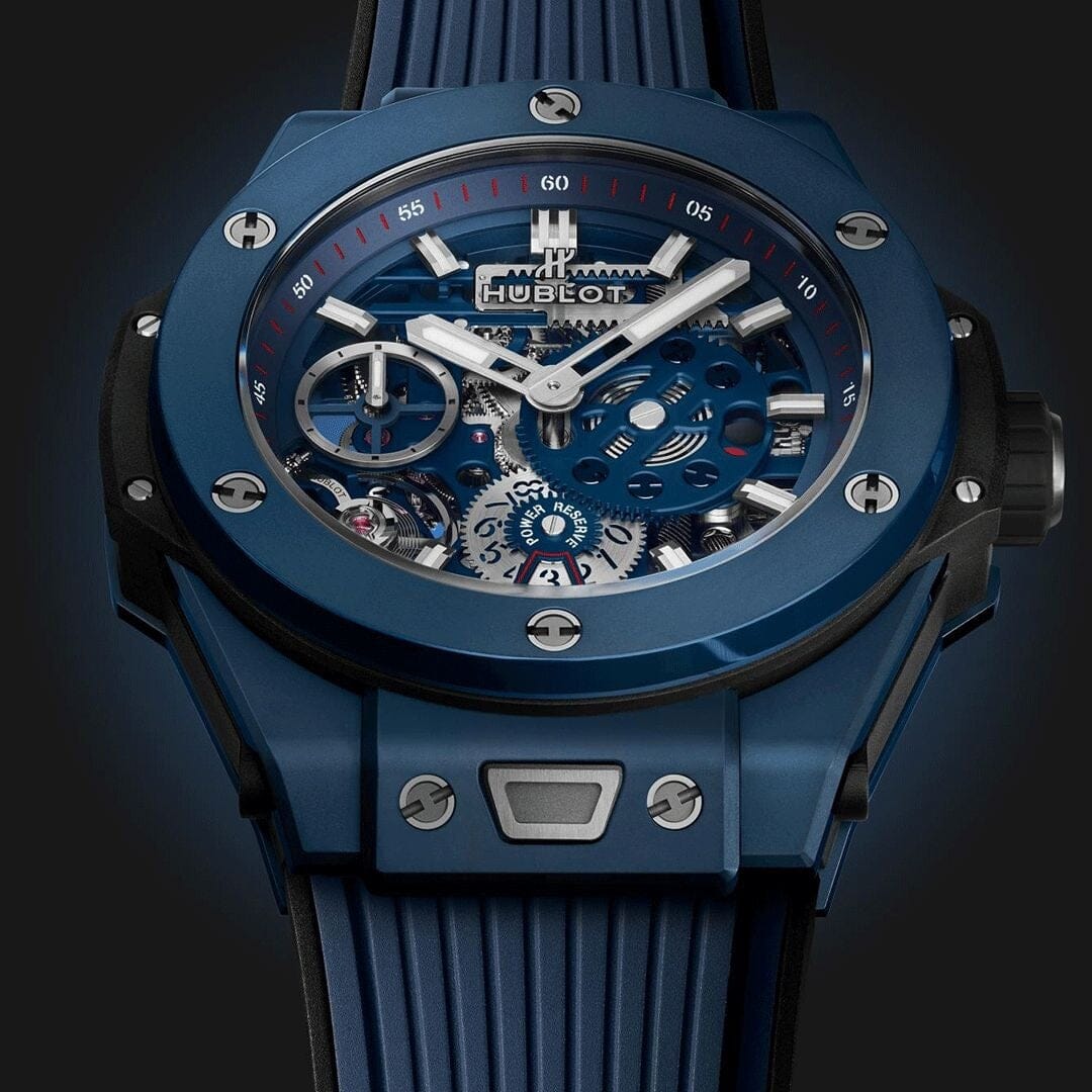 Hublot Big Bang MECA-10 Ceramic Blue 45mm Men's Chronograph