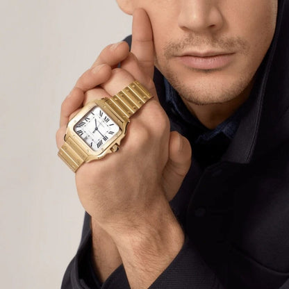 Cartier Santos Gold Men's Watch