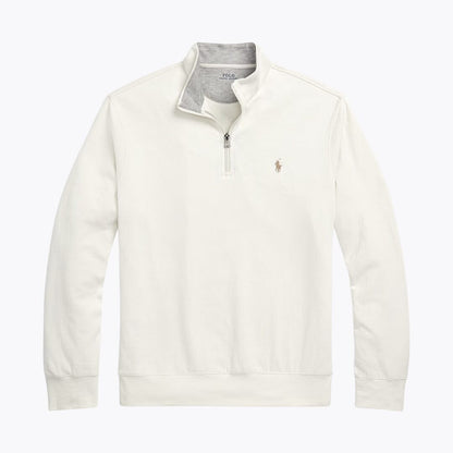 Ralph Lauren Luxury Jersey Quarter-Zip Pullover