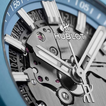 Hublot Big Bang UNICO Integrated Time Only, Sky Blue Ceramic, 42 mm