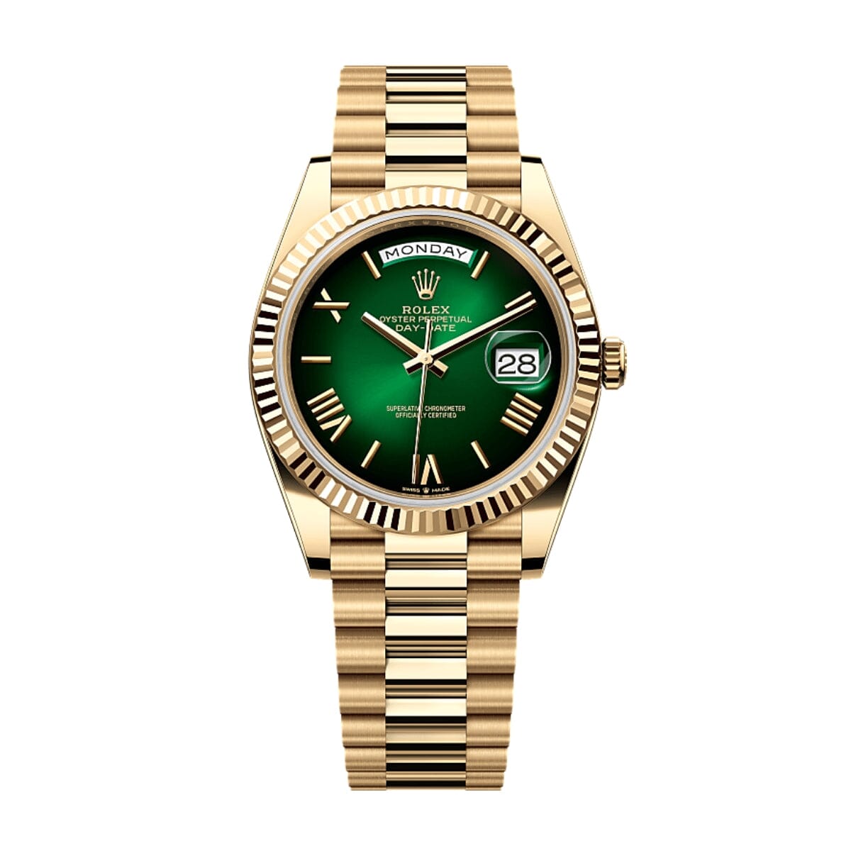 Rolex Day-Date 228238 "Green Ombre" Men's Watch