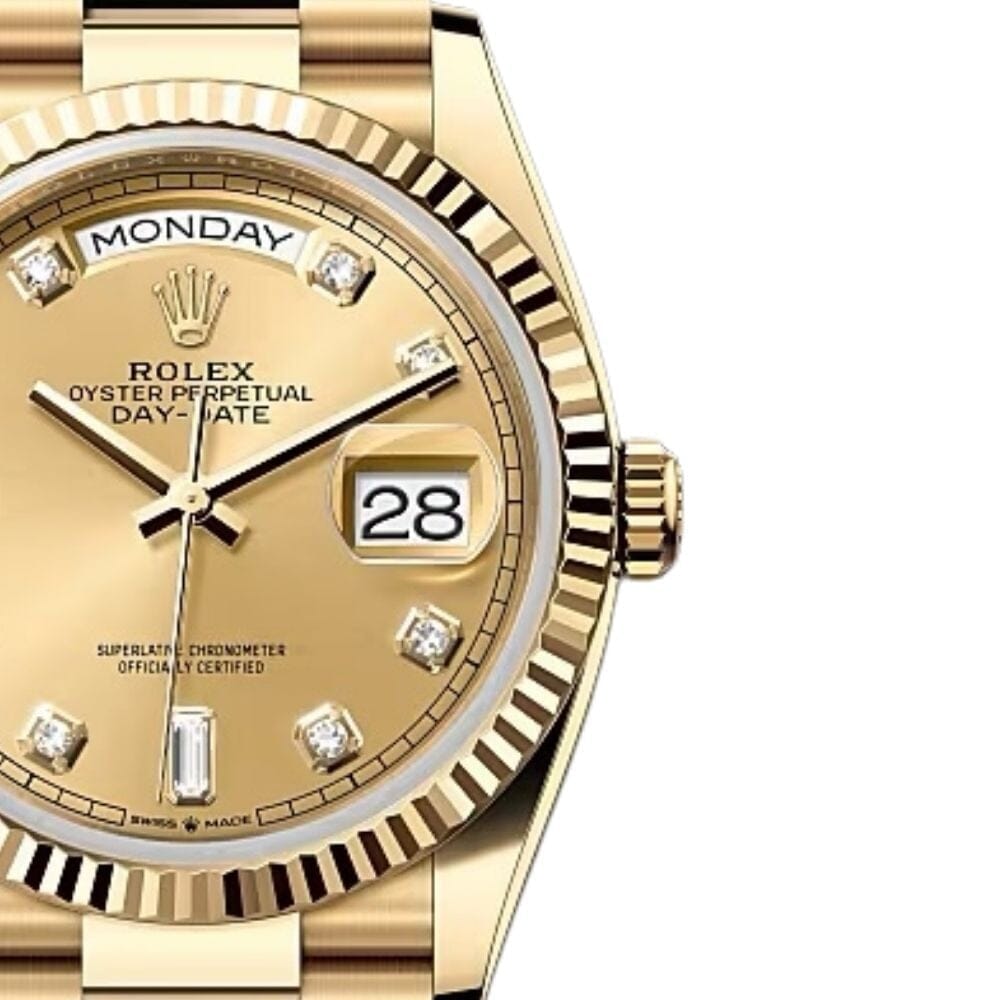 Rolex Day-Date Diamond 128238 Yellow Gold
