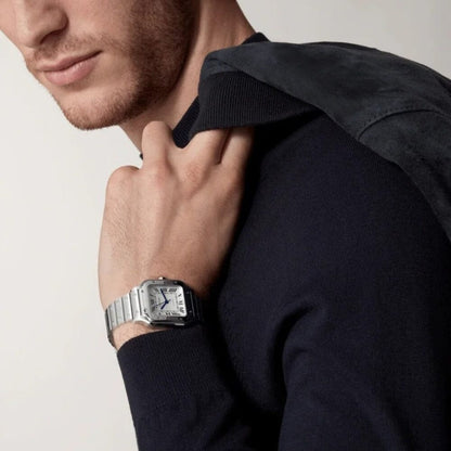 Cartier Santos Classic Silver Men's Watch