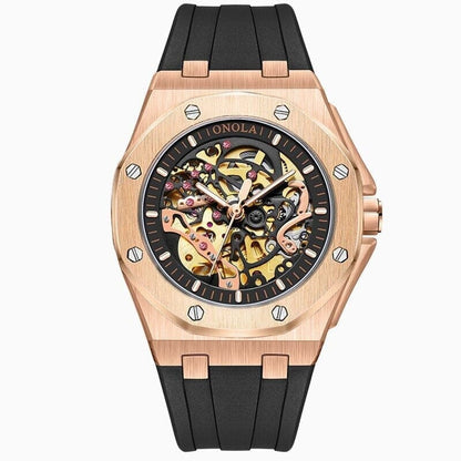 Poedagar Skeleton Oak Watch