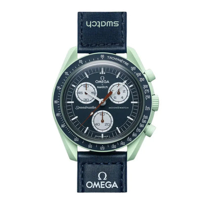 Omega X Swatch Speedmaster Moonswatch "mission on Earth" Chronograph
