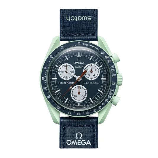 Omega X Swatch Speedmaster Moonswatch "mission on Earth" Chronograph