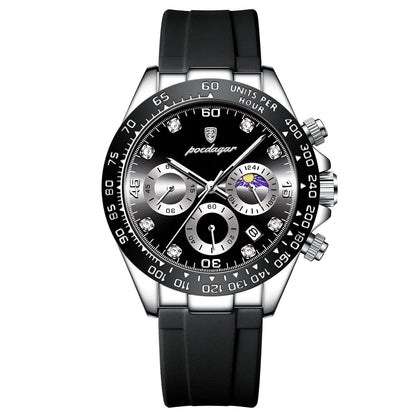 Poedagar Chronograph With Date Display