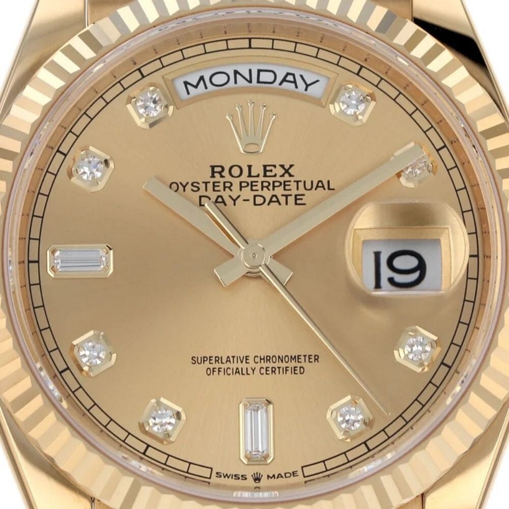 Rolex Day-Date Diamond 128238 Yellow Gold