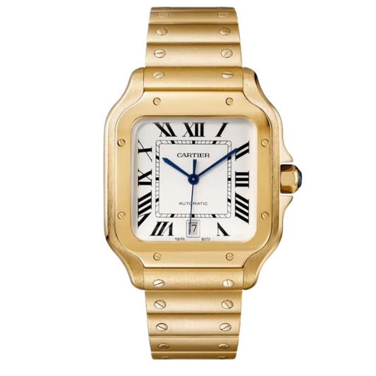 Cartier Santos Gold Men's Watch