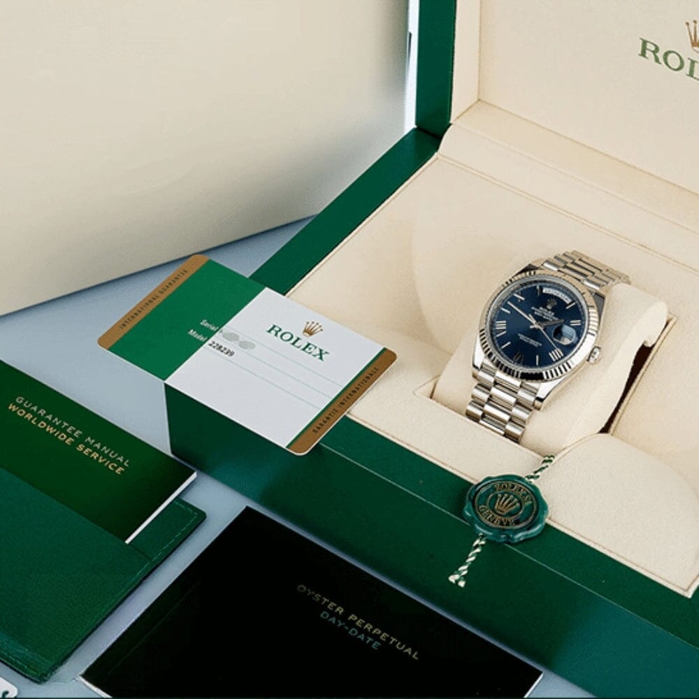 Rolex Day-Date 228239-0002 With Blue Dial