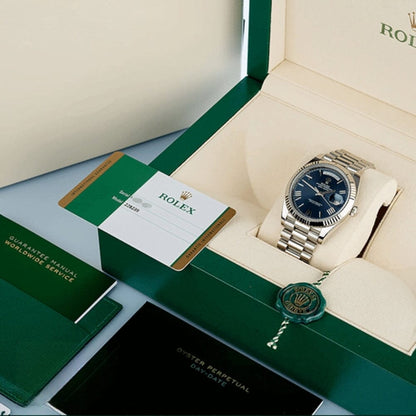 Rolex Day-Date 228239-0002 With Blue Dial