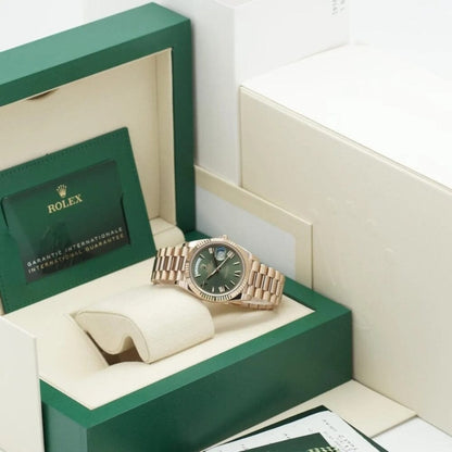 Rolex Day-Date 228238 "Green Ombre" Men's Watch