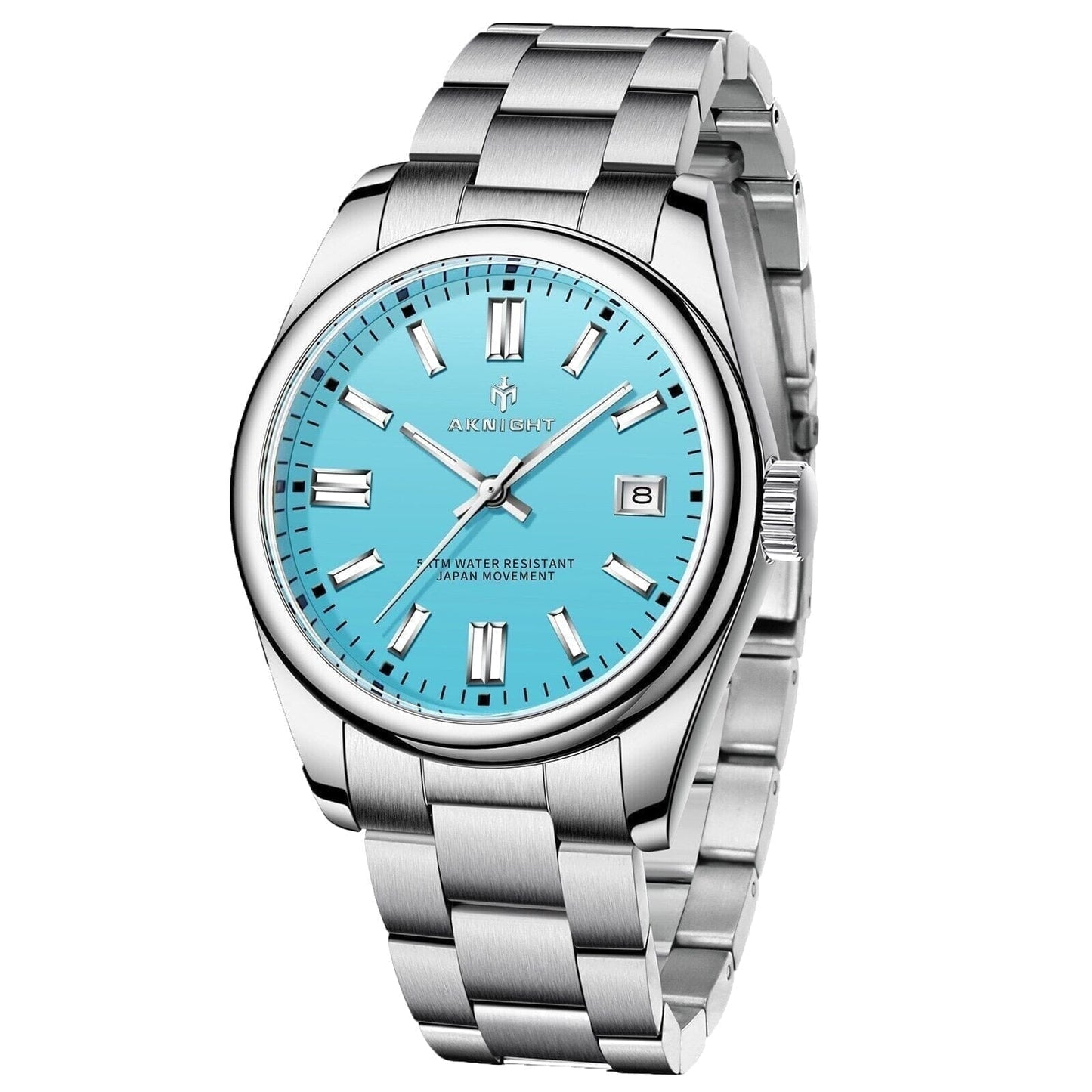 Poedagar Aknight 2113 Men's Quartz Watch - Stainless Steel 39mm
