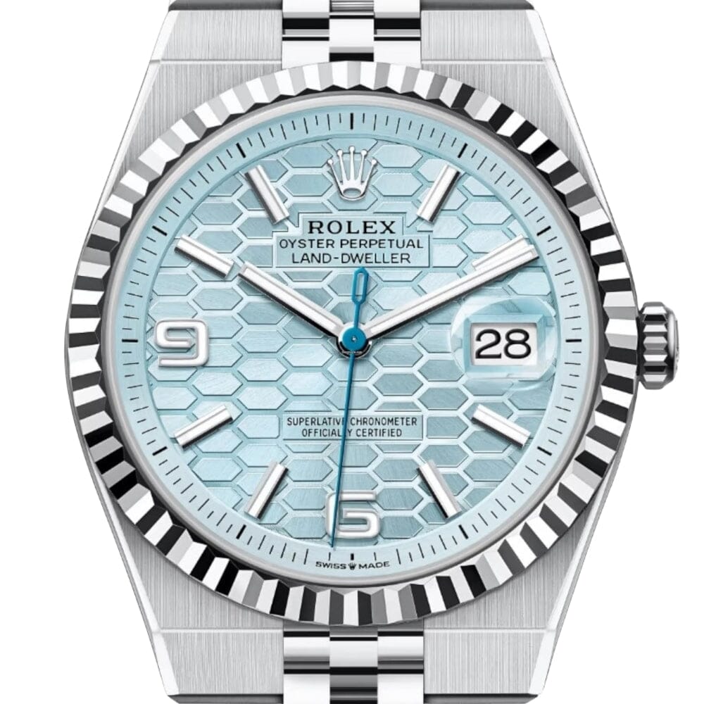 Rolex Land-Dweller 127336 "Ice Blue Dial" 40mm