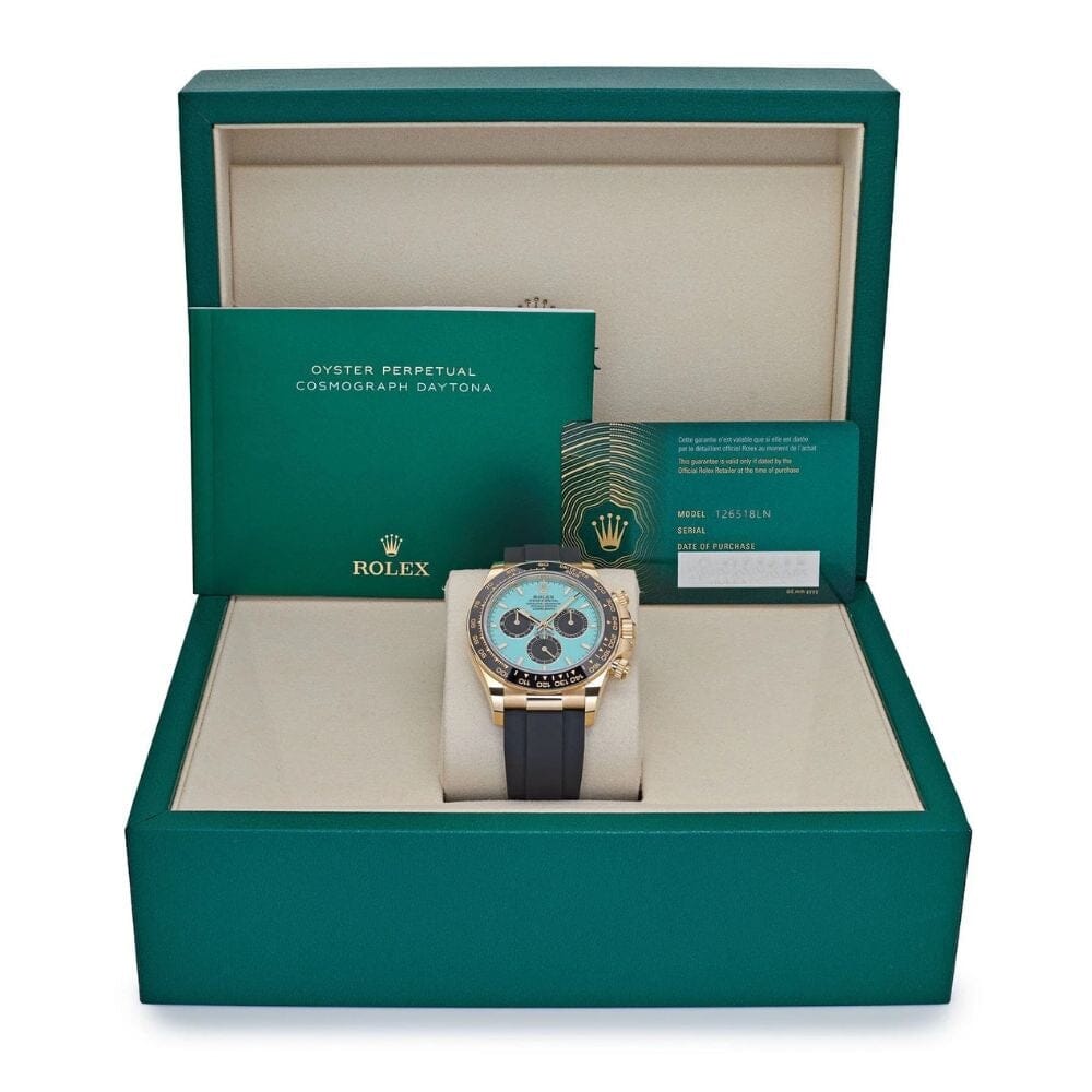 Rolex Daytona 126518LN "Turquoise Blue" Men's Chronograph