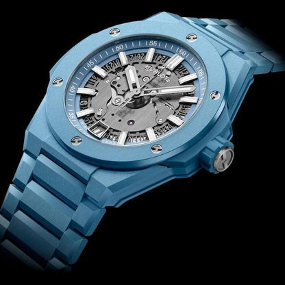 Hublot Big Bang UNICO Integrated Time Only, Sky Blue Ceramic, 42 mm