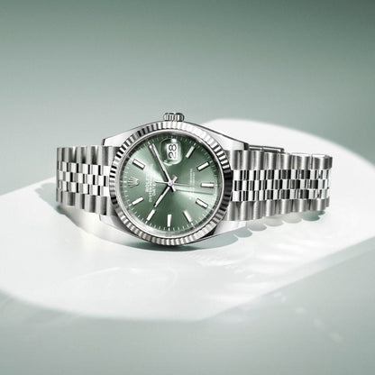 Rolex Datejust Green Dial Jubilee Bracelet 41mm