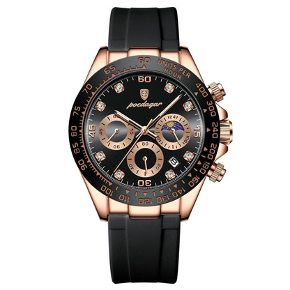 Poedagar Chronograph With Date Display