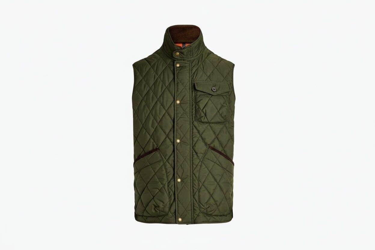 Ralph Lauren Beaton Quilted Utility Vest