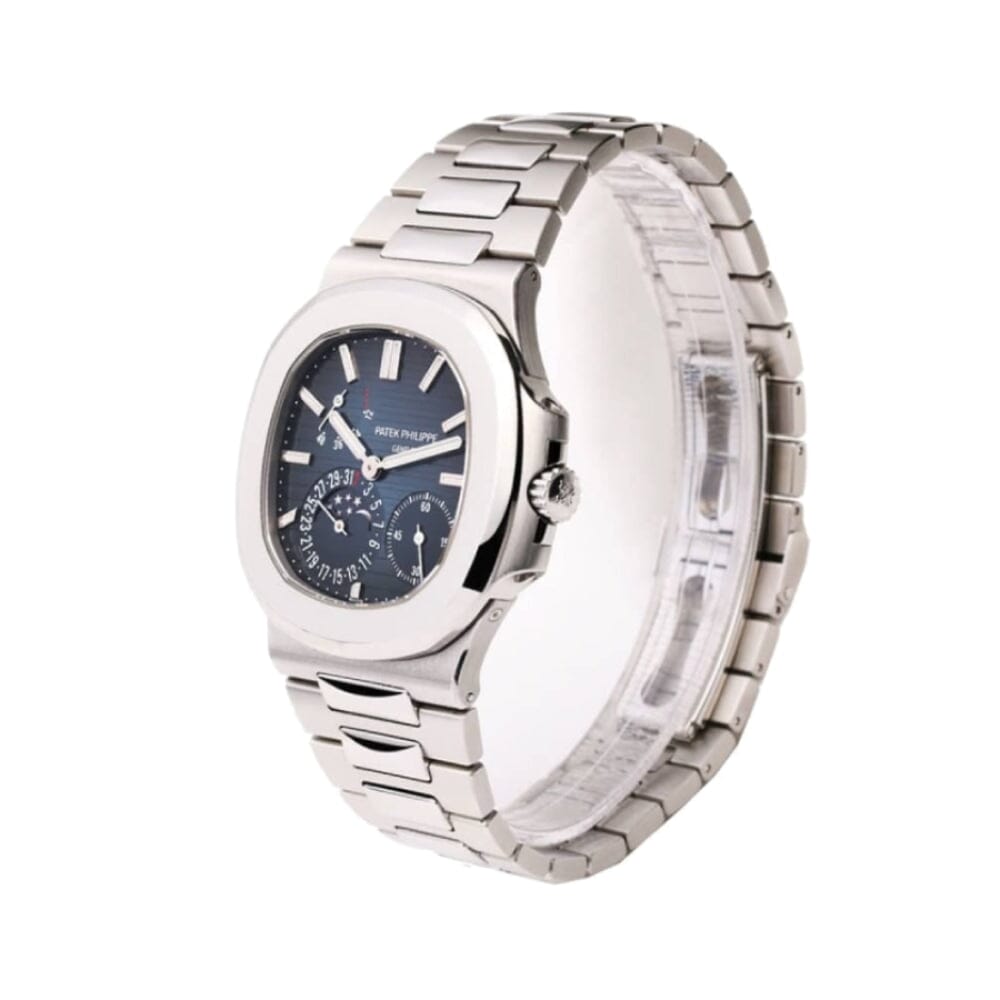 Patek Philippe Nautilus Steel Blue Dial Moon Phase 5712/1A-001