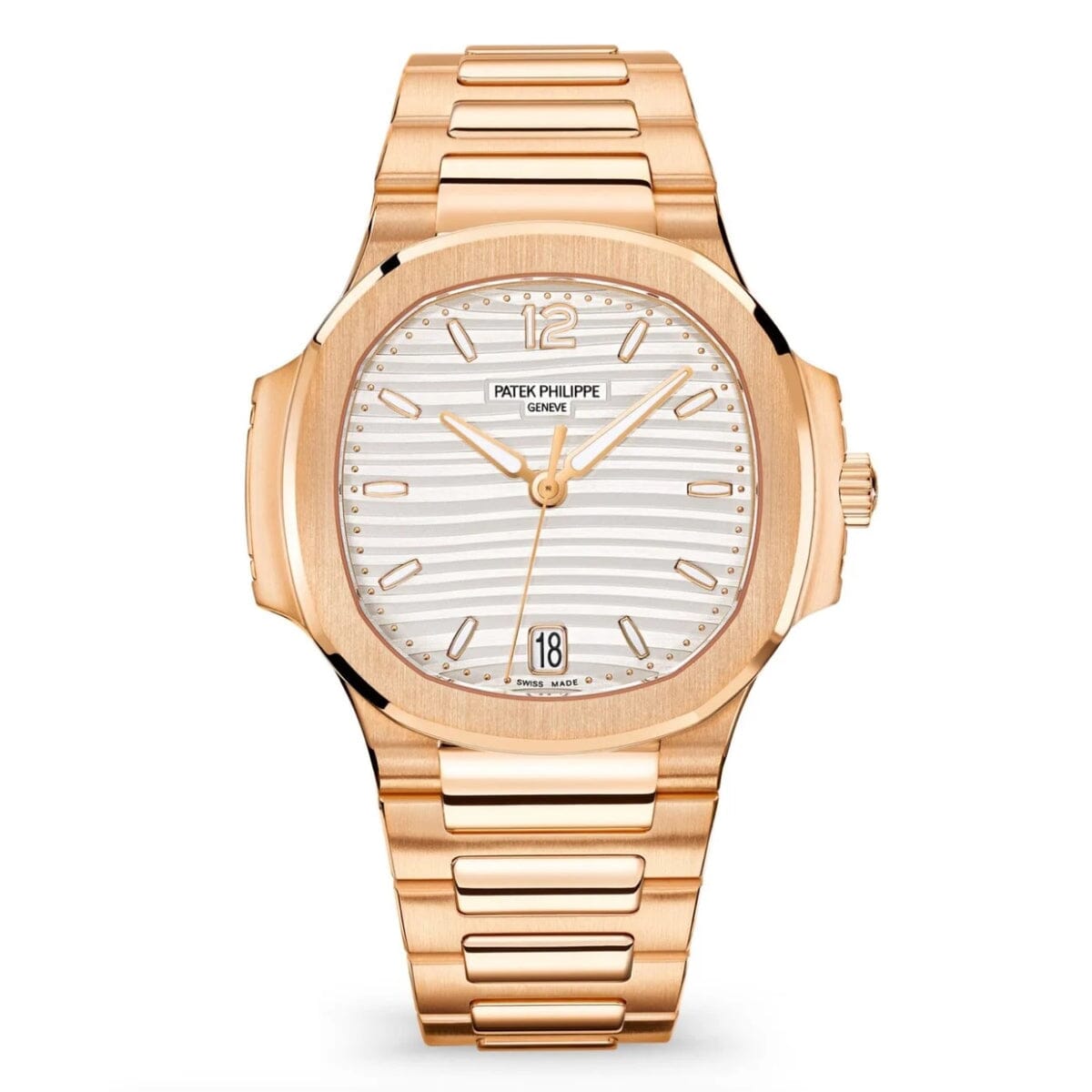 Patek Philippe Annual Calendar Moon Phase 5396R-011 Rose Gold White Dial