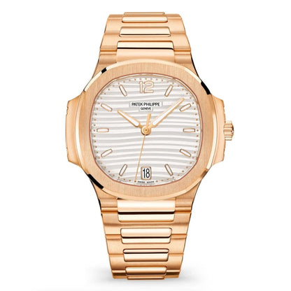 Patek Philippe Annual Calendar Moon Phase 5396R-011 Rose Gold White Dial