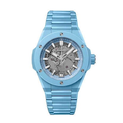 Hublot Big Bang UNICO Integrated Time Only, Sky Blue Ceramic, 42 mm